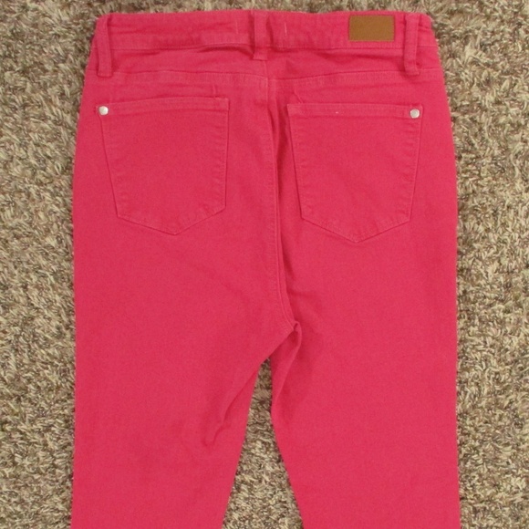 Judy Blue Jeans Women's 28 Hot Pink Skinny Fit Ankle Stretch Denim - Picture 4 of 8